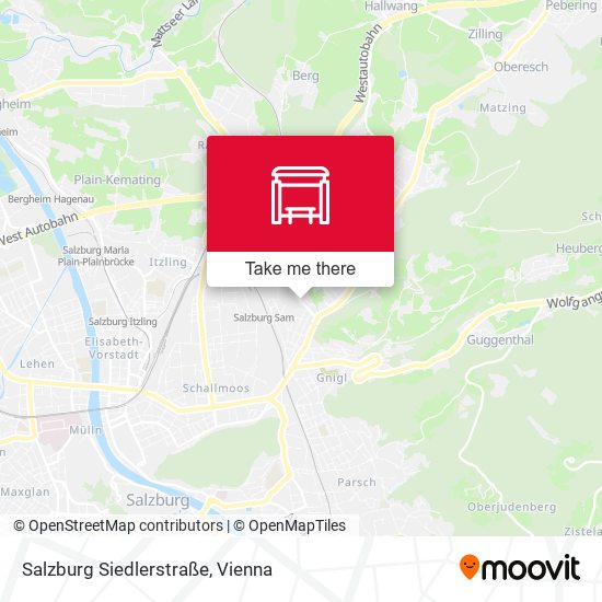 Salzburg Siedlerstraße map