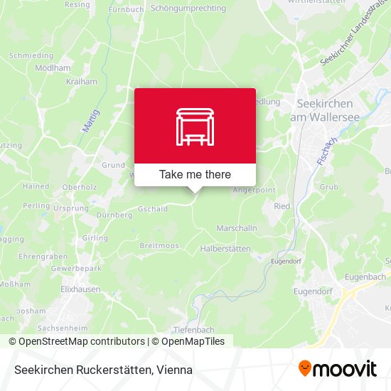 Seekirchen Ruckerstätten map