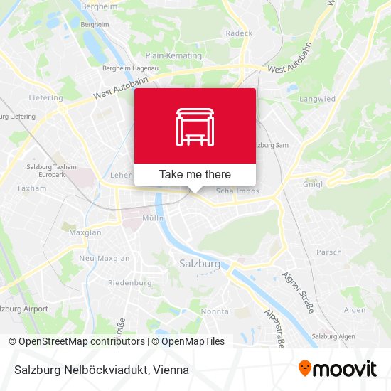Salzburg Nelböckviadukt map