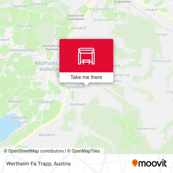 Wertheim Fa.Trapp map