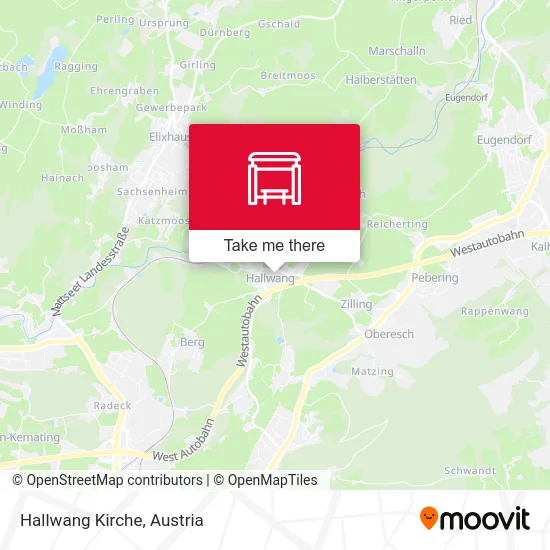 Hallwang Kirche map