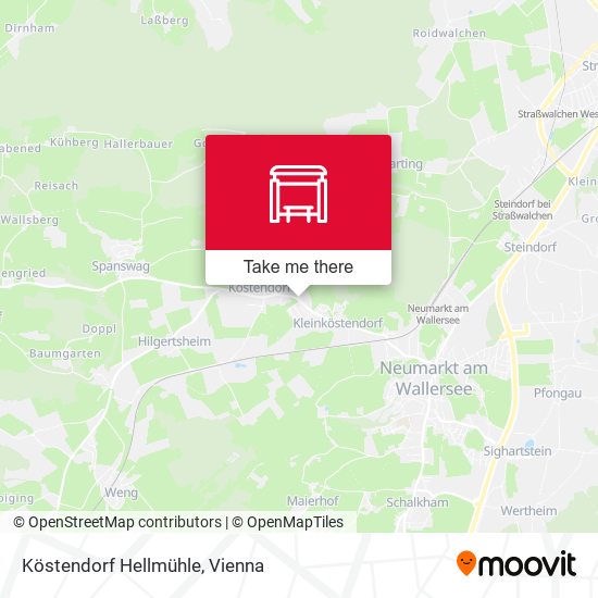 Köstendorf Hellmühle map