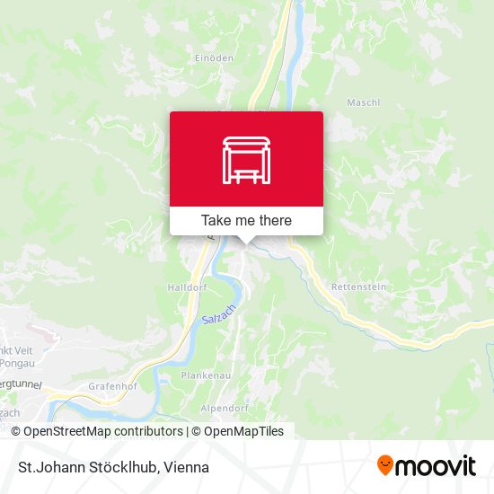 St.Johann Stöcklhub map