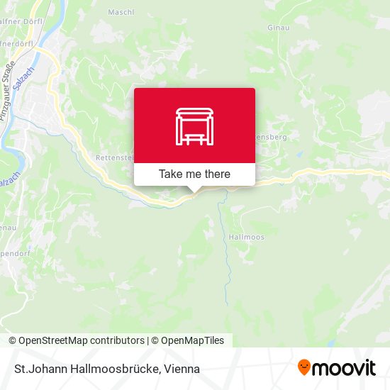 St.Johann Hallmoosbrücke map