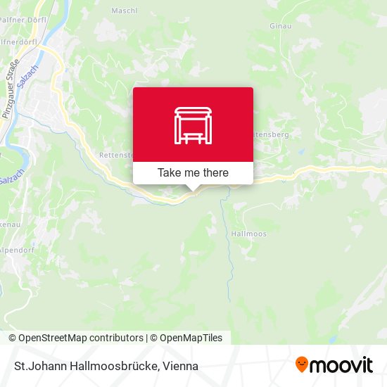 St.Johann Hallmoosbrücke map