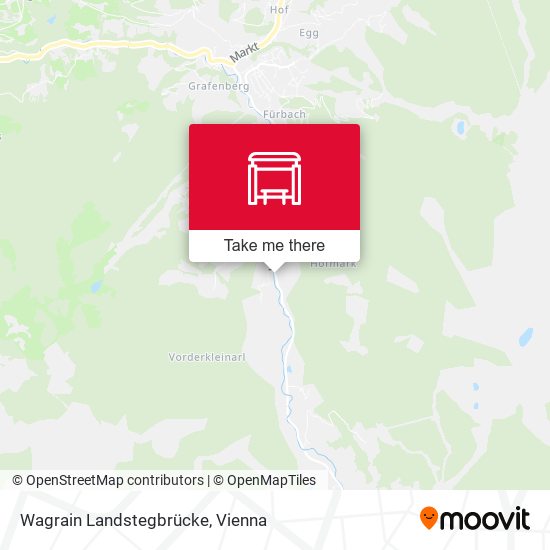 Wagrain Landstegbrücke map