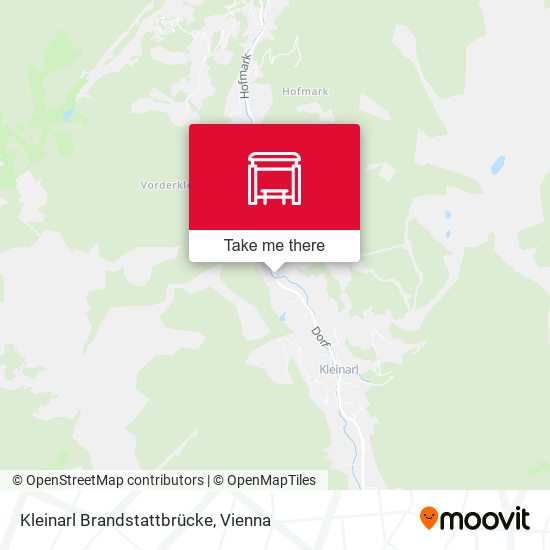 Kleinarl Brandstattbrücke map