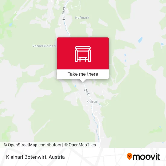 Kleinarl Botenwirt map