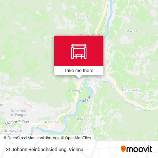 St.Johann Reinbachsiedlung map