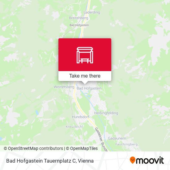 Bad Hofgastein Tauernplatz C map