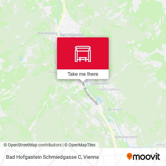 Bad Hofgastein Schmiedgasse C map