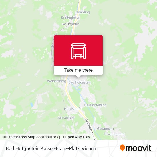 Bad Hofgastein Kaiser-Franz-Platz map