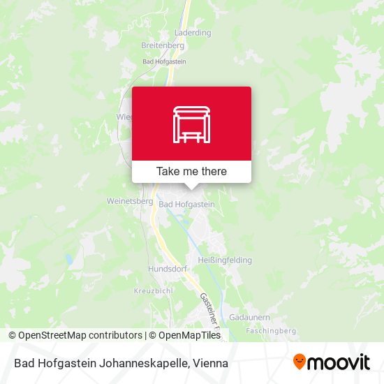 Bad Hofgastein Johanneskapelle map