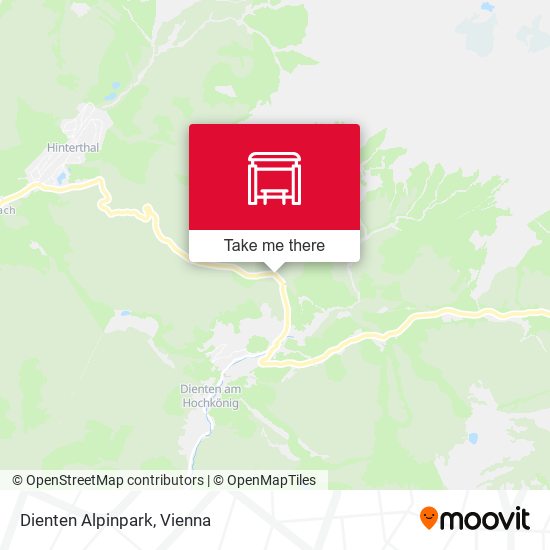 Dienten Alpinpark map