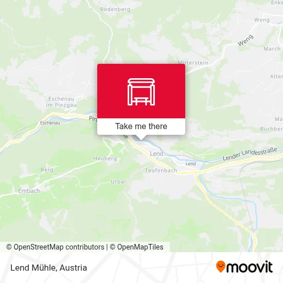 Lend Mühle map