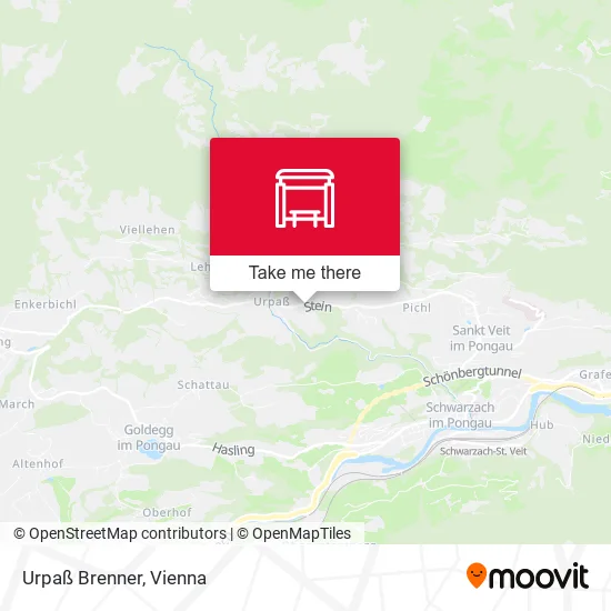 Urpaß Brenner map