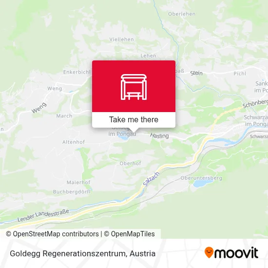 Goldegg Regenerationszentrum map