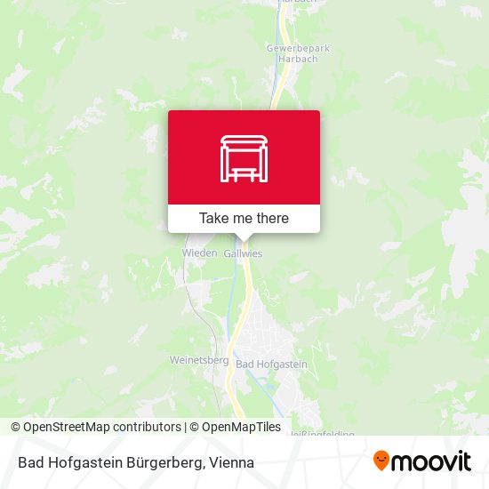 Bad Hofgastein Bürgerberg map
