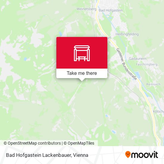 Bad Hofgastein Lackenbauer map