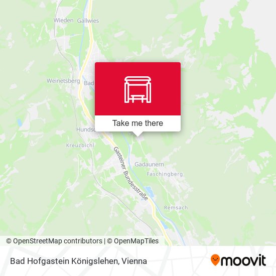 Bad Hofgastein Königslehen map