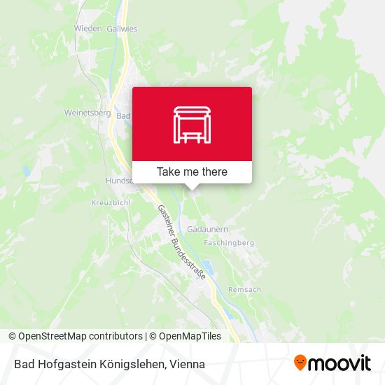 Bad Hofgastein Königslehen map