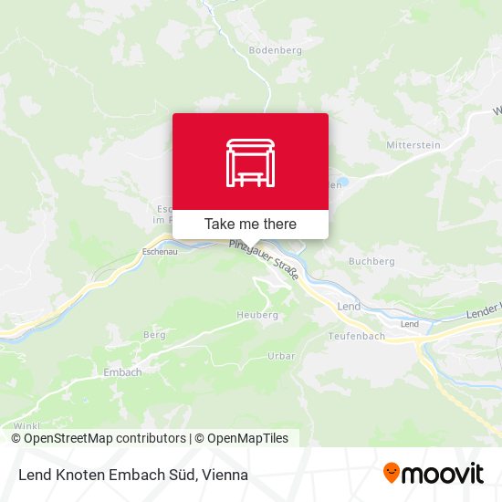 Lend Knoten Embach Süd map