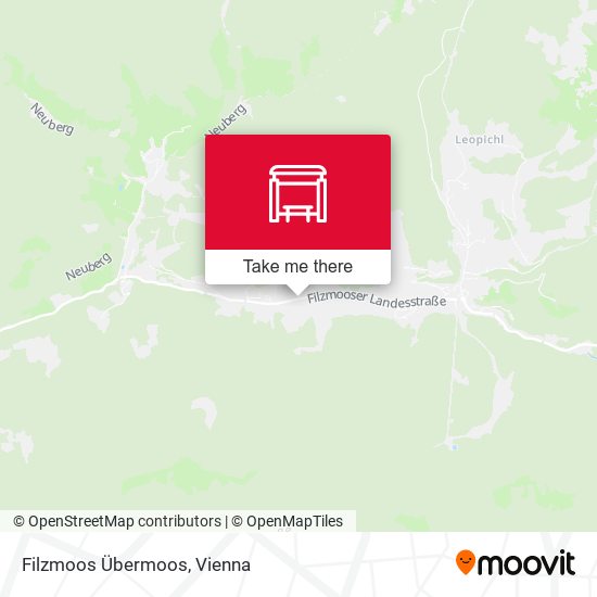 Filzmoos Übermoos map