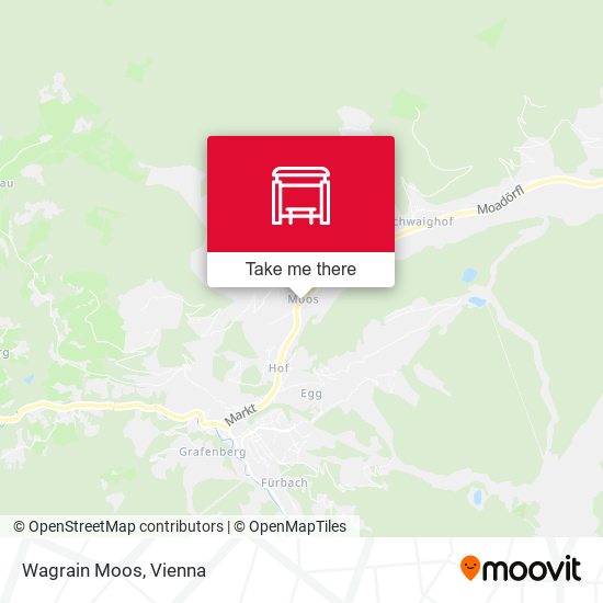 Wagrain Moos map