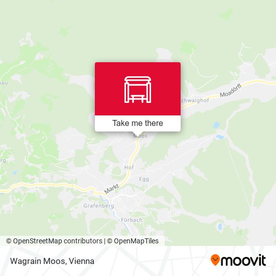 Wagrain Moos map