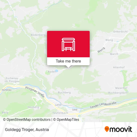 Goldegg Troger map