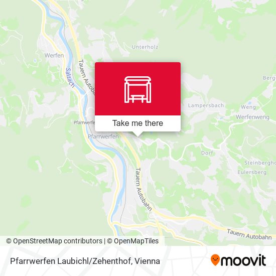 Pfarrwerfen Laubichl/Zehenthof map