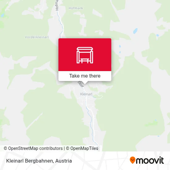 Kleinarl Bergbahnen map