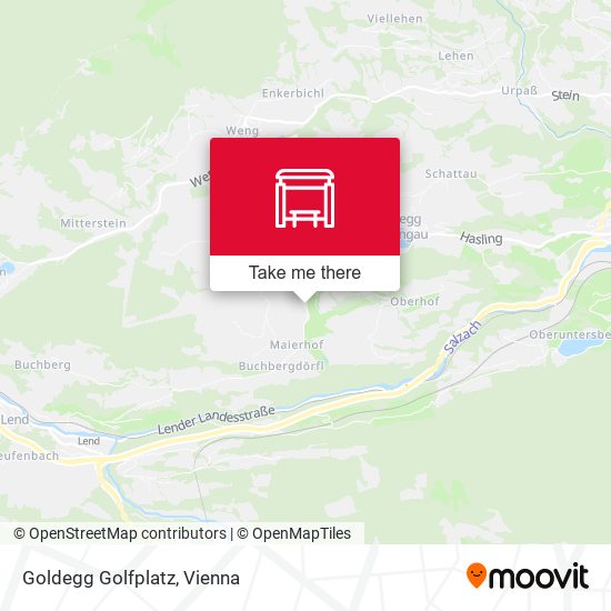 Goldegg Golfplatz map