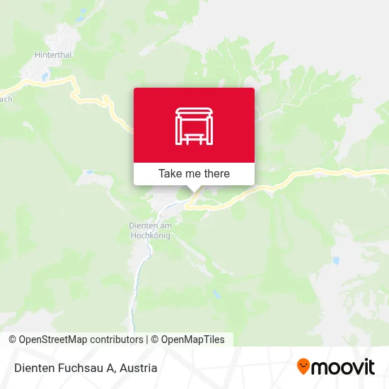 Dienten Fuchsau A map