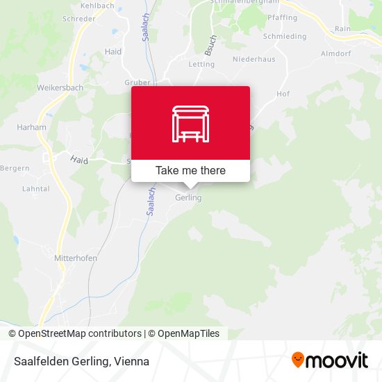 Saalfelden Gerling map