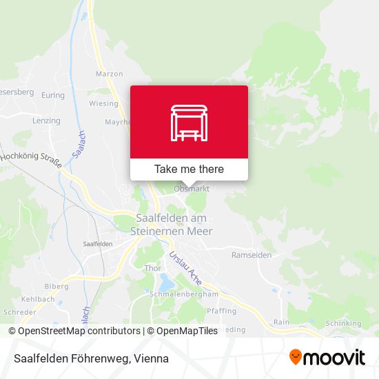 Saalfelden Föhrenweg map