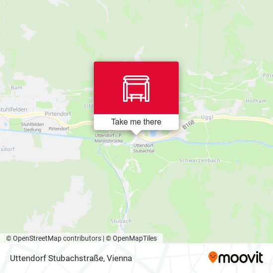 Uttendorf Stubachstraße map