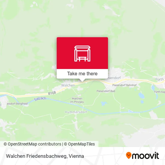 Walchen Friedensbachweg map