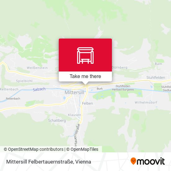 Mittersill Felbertauernstraße map