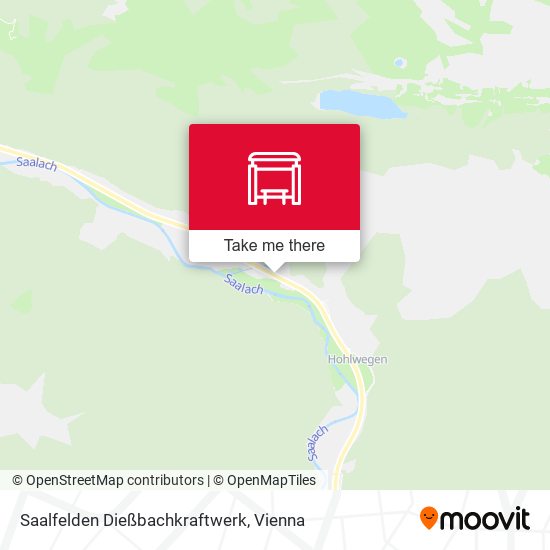 Saalfelden Dießbachkraftwerk map