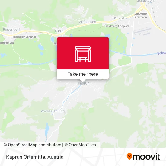 Kaprun Ortsmitte map