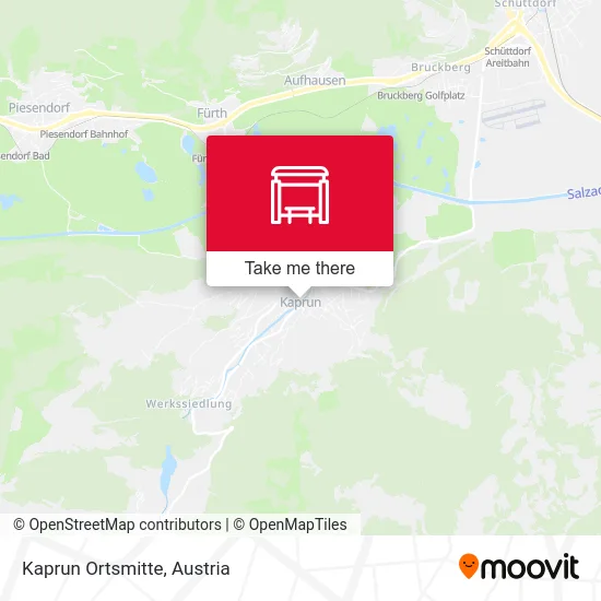 Kaprun Ortsmitte map