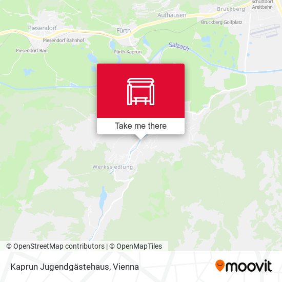 Kaprun Jugendgästehaus map