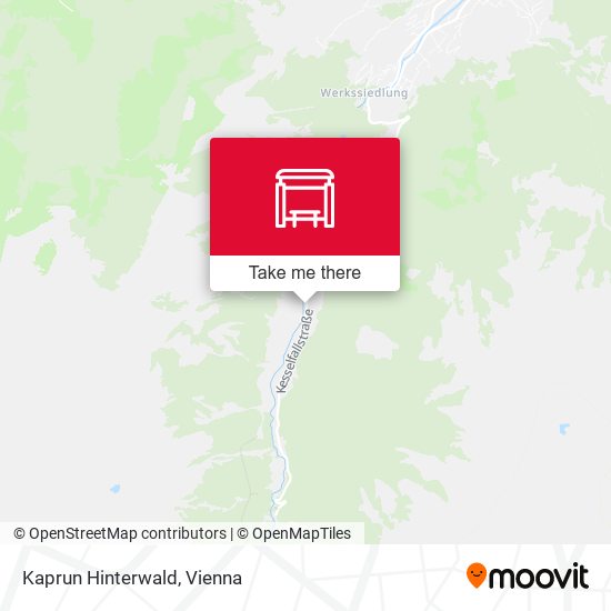 Kaprun Hinterwald map