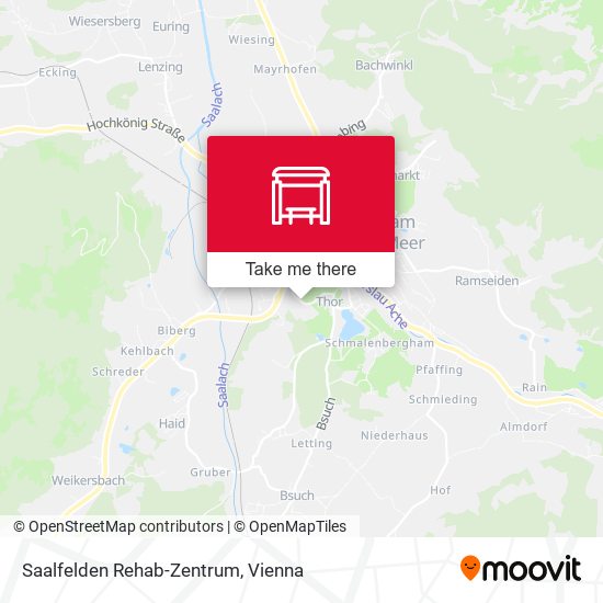 Saalfelden Rehab-Zentrum map