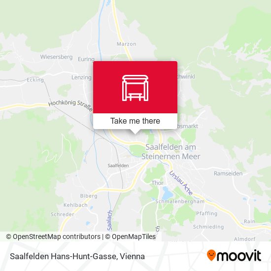 Saalfelden Hans-Hunt-Gasse map