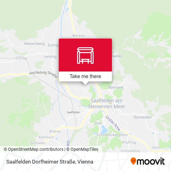 Saalfelden Dorfheimer Straße map