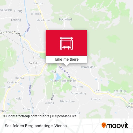 Saalfelden Berglandstiege map