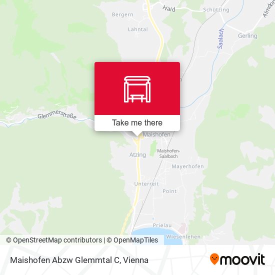 Maishofen Abzw Glemmtal C map