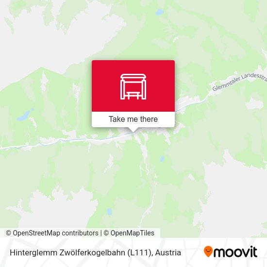 Hinterglemm Zwölferkogelbahn (L111) map